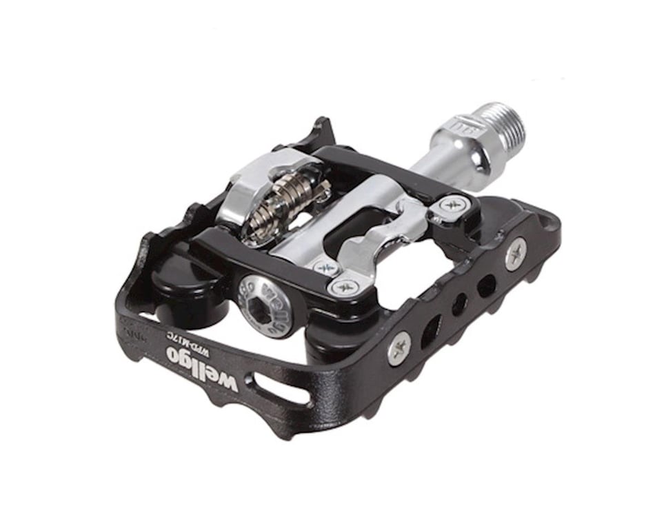 Bike pedals clipless hot sale one side